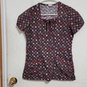 Elan by Barco, Ladies Scrub Top, Size S